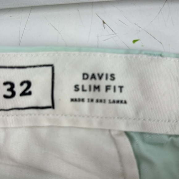 Club Monaco Men's Davis Slim Fit Mint Khakis - Picture 4 of 10